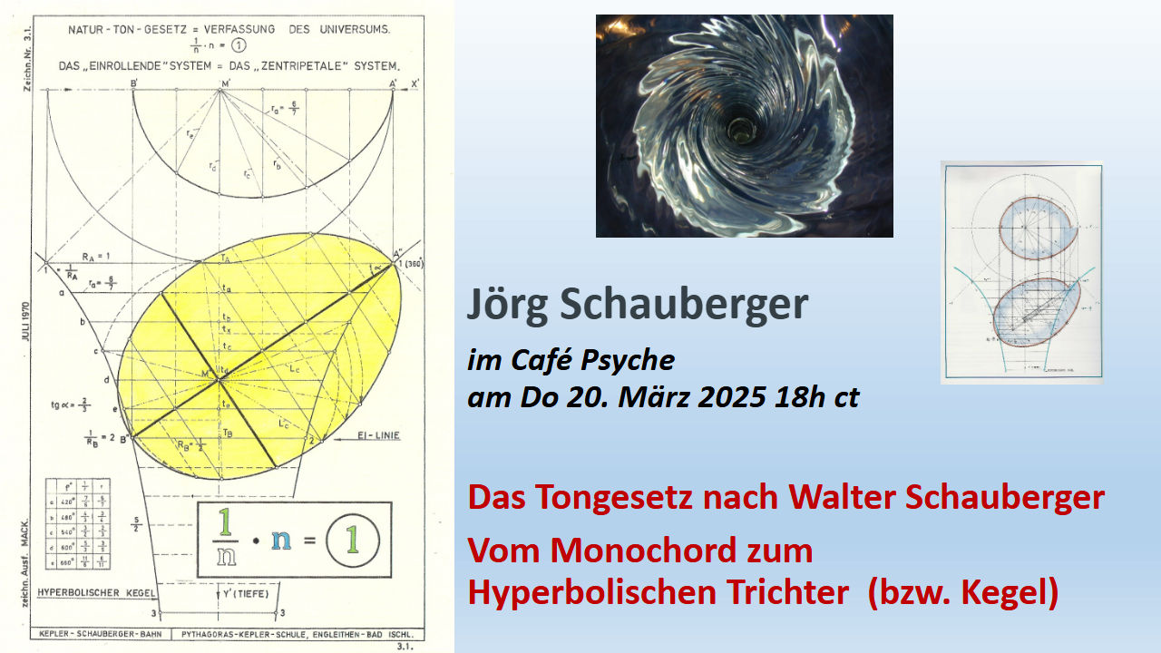 Das Tongesetz nach Walter Schauberger Vom Monochord zum Hyperbolischen Trichter (bzw. Kegel)