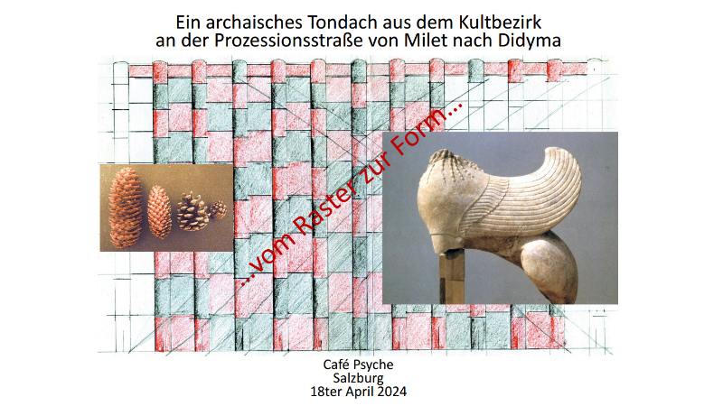 Ein archaisches Tondach aus dem Kultbezirk an der Prozessionsstraße von Milet nach Didyma