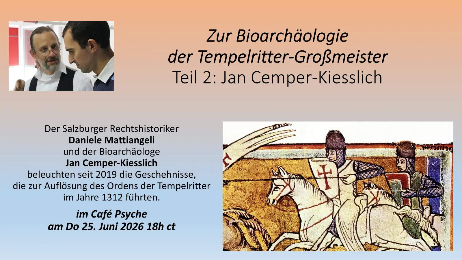 Zur Bioarchäologie der Tempelritter-Großmeister Teil 2